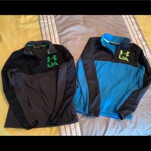 2 under armour fleece pullover